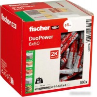 Дюбель универсальный Fischer DuoPower 6 x 50 538250 (100 шт)