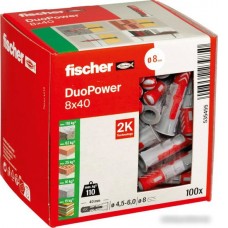 Дюбель универсальный Fischer DuoPower 8 x 40 535455 (100 шт)