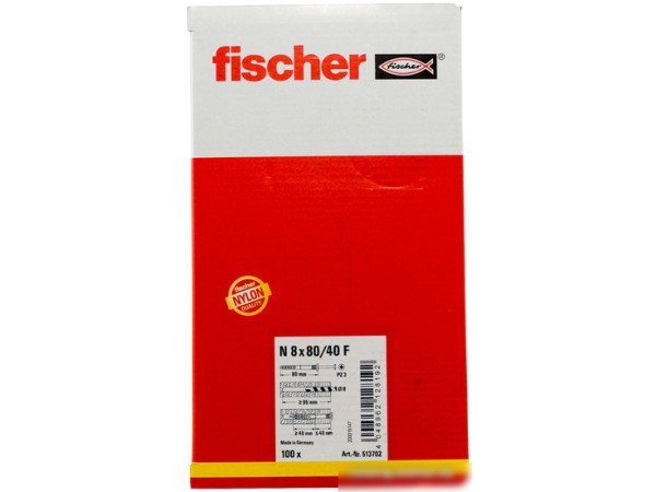 Дюбель-гвоздь Fischer N 10 x 160/110 S 50348 (50 шт)