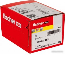 Дюбель-гвоздь Fischer N 6 x 40/10 S 50354 (50 шт)