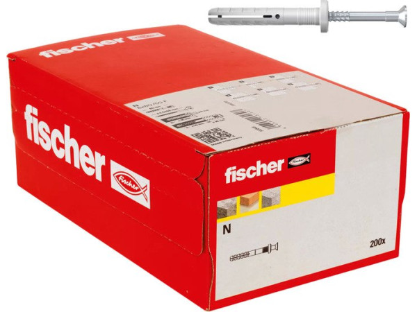 Дюбель-гвоздь Fischer N 6 x 60/30 F 513844 (200 шт)