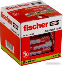 Дюбель универсальный Fischer DuoPower 12 x 60 538243 (25 шт)