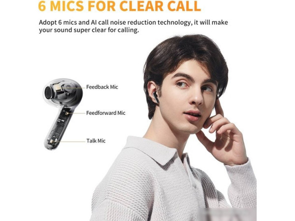 Наушники QCY AilyBuds Pro (черный)