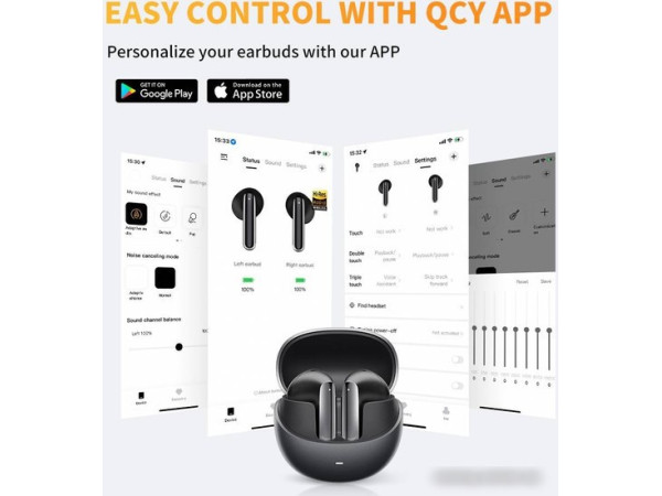 Наушники QCY AilyBuds Pro (черный)