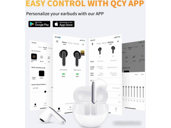 Наушники QCY AilyBuds Pro (белый)