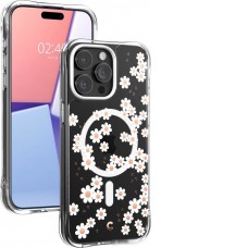 Чехол для телефона Spigen Cyrill Cecile Mag для iPhone 15 Pro Max ACS06624 (прозрачный/цветы)