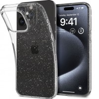 Чехол для телефона Spigen Liquid Crystal Glitter для iPhone 15 Pro ACS06701 (затемненный/прозрачный)