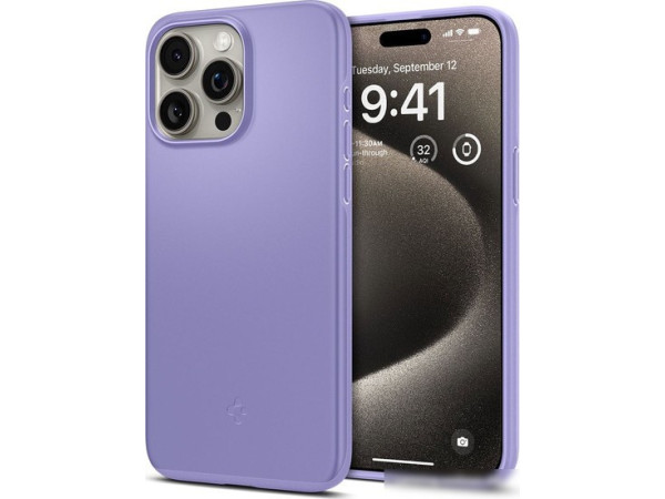 Чехол для телефона Spigen Thin Fit для iPhone 15 Pro Max ACS06549 (фиолетовый)