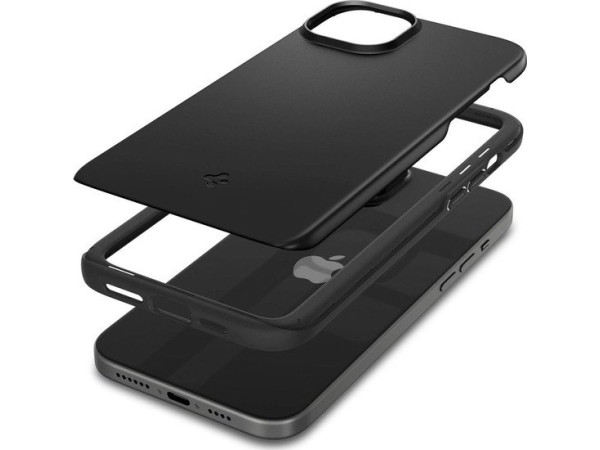 Чехол для телефона Spigen Thin Fit для iPhone 15 ACS06776 (черный)