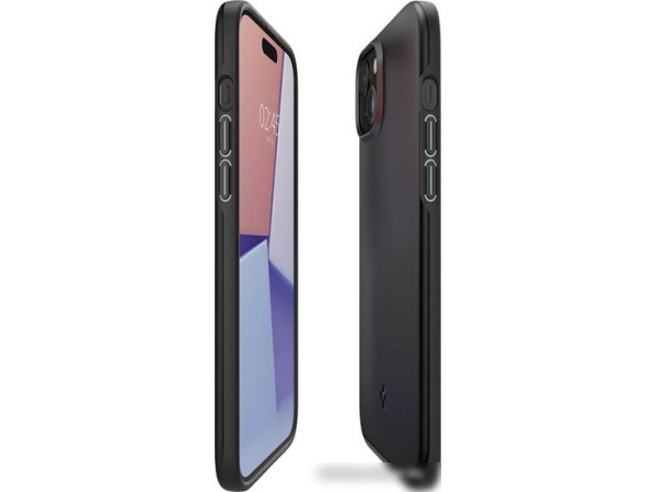 Чехол для телефона Spigen Thin Fit для iPhone 15 ACS06776 (черный)