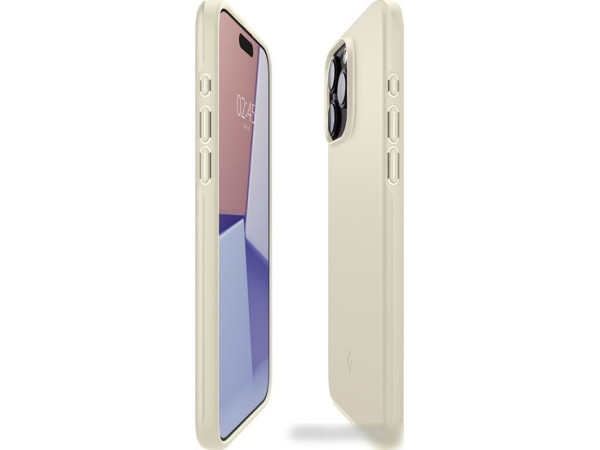 Чехол для телефона Spigen Thin Fit для iPhone 15 Pro Max ACS06551 (бежевый)
