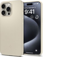 Чехол для телефона Spigen Thin Fit для iPhone 15 Pro ACS06694 (бежевый)