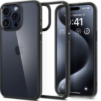 Чехол для телефона Spigen Ultra Hybrid для iPhone 15 Pro ACS06713 (черный)