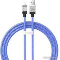 Кабель Baseus CoolPlay Series Fast Charging Data Cable 2.4A USB Type-A - Lightning (1 м, синий)
