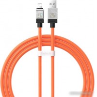 Кабель Baseus CoolPlay Series Fast Charging Data Cable 2.4A USB Type-A - Lightning (1 м, оранжевый)