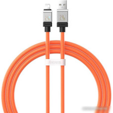 Кабель Baseus CoolPlay Series Fast Charging Data Cable 2.4A USB Type-A - Lightning (1 м, оранжевый)
