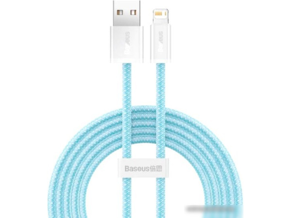 Кабель Baseus Dynamic Series Fast Charging Data Cable USB Type-A - Lightning (2 м, голубой)