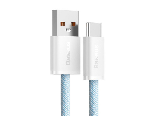 Кабель Baseus Dynamic Series USB Type-A - USB Type-C (1 м, голубой)