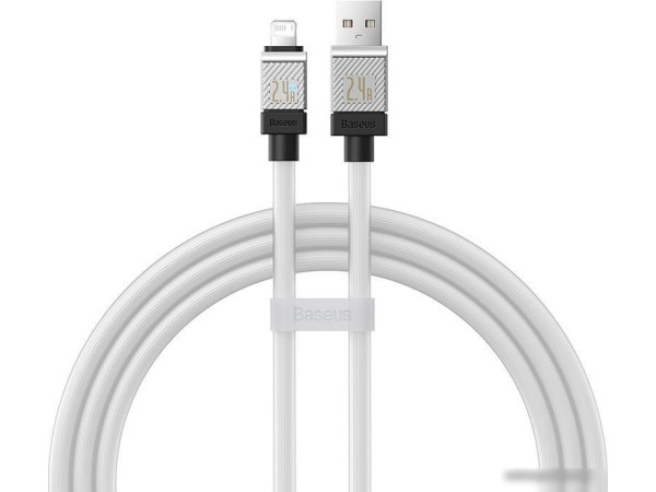 Кабель Baseus CoolPlay Series USB Type-A - Lightning (1 м, белый)