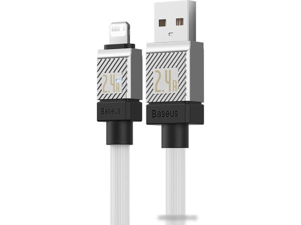Кабель Baseus CoolPlay Series USB Type-A - Lightning (1 м, белый)