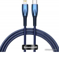 Кабель Baseus Glimmer Series Fast Charging Data Cable Type-C - Lightning 20W CADH000003 (1 м, синий)