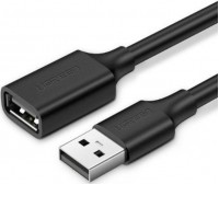 Удлинитель Ugreen US103 USB Type-A - USB Type-A (1 м, черный)