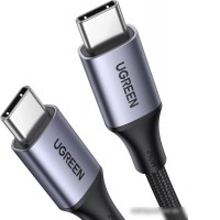 Кабель Ugreen US535 90440 USB Type-C - USB Type-C (2 м, серый)