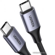Кабель Ugreen US535 90440 USB Type-C - USB Type-C (2 м, серый)