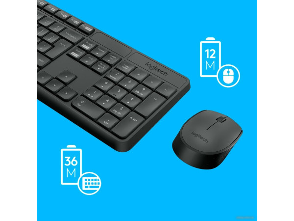 Офисный набор Logitech MK235 Wireless Combo 920-007948