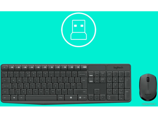 Офисный набор Logitech MK235 Wireless Combo 920-007948