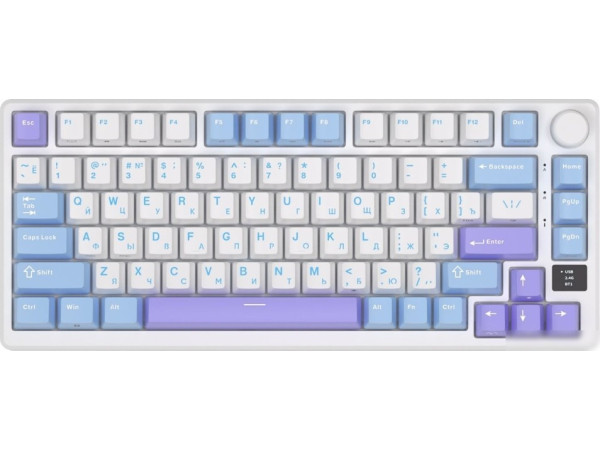 Клавиатура Royal Kludge RK-M75 RGB (Taro Milk, RK Silver)