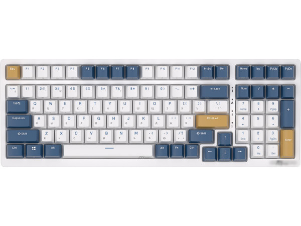 Клавиатура Royal Kludge RK98 RGB Klein Blue (RK Brown)