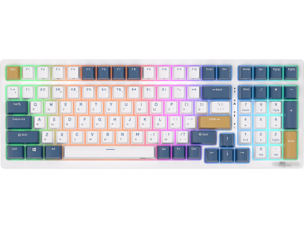 Клавиатура Royal Kludge RK98 RGB Klein Blue (RK Brown)