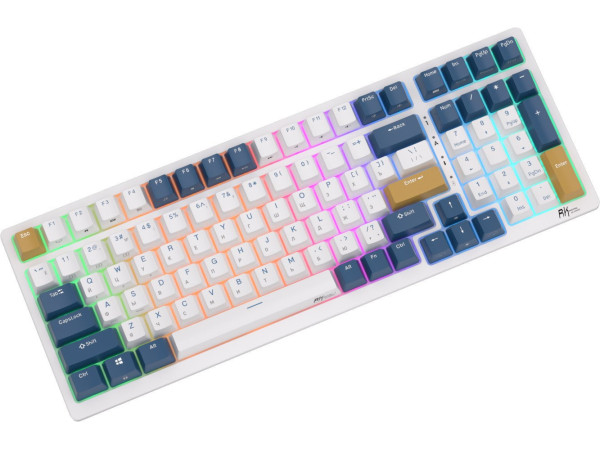 Клавиатура Royal Kludge RK98 RGB Klein Blue (RK Brown)
