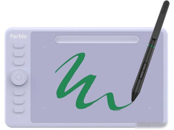 Графический планшет Parblo Intangbo S (сиреневый)