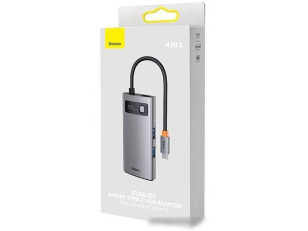 Док-станция Baseus StarJoy 4-Port Type-C Hub Adapter WKWG070113
