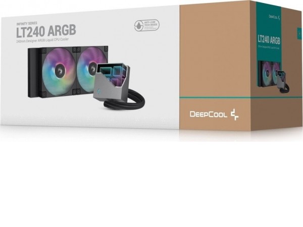 Система жидкостного охлаждения для процессора DeepCool LT240 BK ARGB R-LT240-BKAMNC-G-1