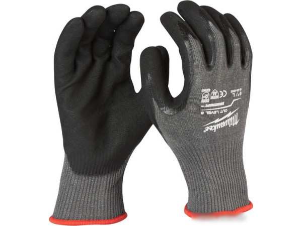 Нитриловые перчатки Milwaukee Cut level 5/E 10/XL 4932471426