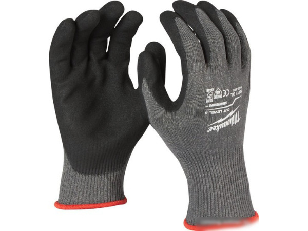 Нитриловые перчатки Milwaukee Cut level 5/E 11/XXL 4932471427