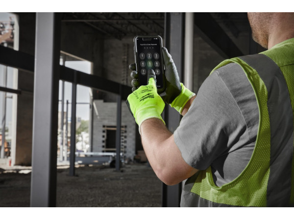 Перчатки хозяйственные Milwaukee Hi-Vis Cut level 1/A 11/XXL 4932492917 (12 пар)