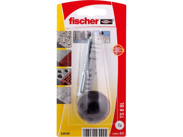 Упор дверной Fischer TS 8BL K NV 534129