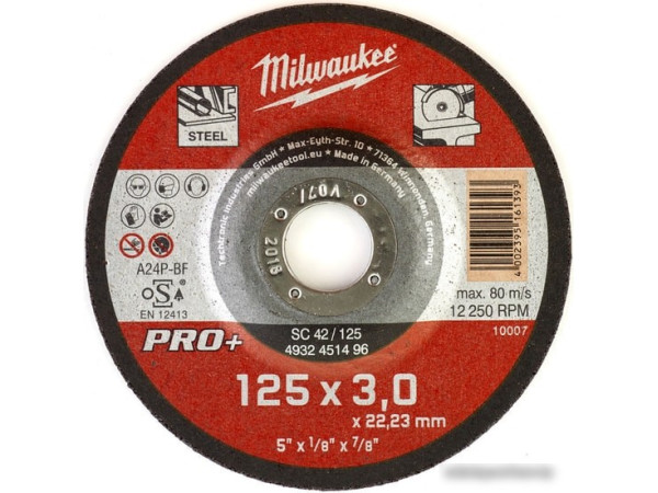 Отрезной диск Milwaukee 4932451496