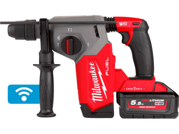 Перфоратор Milwaukee M18 FUEL M18ONEFHX-552X 4933478504 (с 2-мя АКБ, кейс)