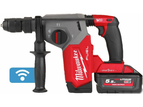 Перфоратор Milwaukee M18 FUEL M18ONEFHX-552X 4933478504 (с 2-мя АКБ, кейс)