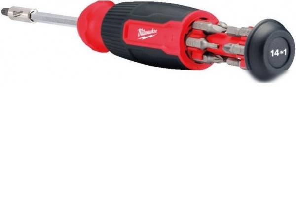 Набор отвертка с битами Milwaukee 4932492806 (14 предметов)