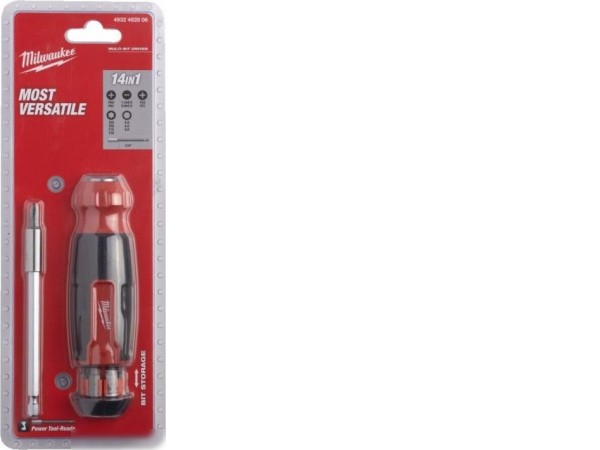 Набор отвертка с битами Milwaukee 4932492806 (14 предметов)