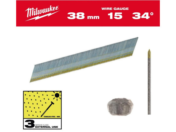 Гвозди для пистолета Milwaukee 4932492579 (2500 шт)