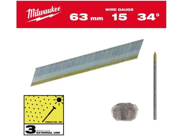 Гвозди для пистолета Milwaukee 4932492581 (2200 шт)
