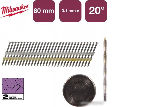 Гвозди для пистолета Milwaukee 4932492593 (1750 шт)