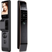 Дверной замок Roome Tuya 3D face intercom Lock 3D face-1 (черный)